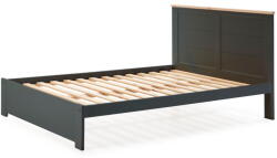 Marckeric Antracitszürke franciaágy 140x190 cm Akira - Marckeric