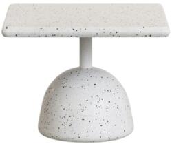 Kave Home Fehér terrazzo cement dohányzóasztal 48x48 cm Saura - Kave Home