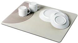 WENKO Bézs gumi edénycsepegtető alátét 50x40 cm Dima - Wenko