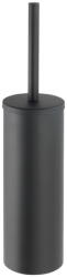 WENKO Matt fekete fali rozsdamentes acél WC-kefe Bosio - Wenko
