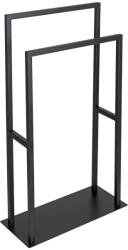 WENKO Fekete rozsdamentes acél törölközőtartó állvány Rivaltana - Wenko