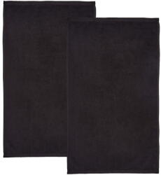 Catherine Lansfield Fekete gyorsan száradó frottír pamut fürdőlepedő szett 2 db-os 90x140 cm Quick Dry - Catherine Lansfield