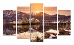 Wallity Kép szett 5 db-os Winter Sunset - Wallity