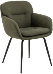 Actona Khaki kárpitozott karfás étkezőfotel Dora - Actona