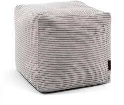 SLOWDOWN Világosszürke kordbársony babzsákfotel Up! MooG - SLOWDOWN