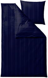 Södahl Sötétkék egyszemélyes hosszabbított damaszt ágyneműhuzat 140x220 cm Noble - Södahl