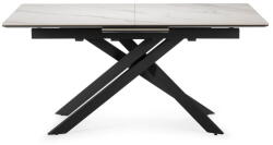 Marckeric Bővíthető étkezőasztal kerámia asztallappal, hosszabbító asztallappal 89, 5x160 cm Belma - Marckeric