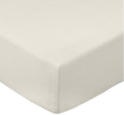 Bianca Bézs gumis pamut-perkál lepedő 150x200 cm Cotton Percale - Bianca