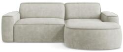 Makamii Krémszínű zsenília sarokkanapé (jobb oldali-heverő résszel) Omao - Makamii - bonami - 599 242 Ft