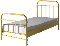 VIPACK New York sárga fém gyerekágy, 90 x 200 cm - Vipack