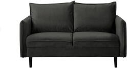 ROPEZ Sötétszürke bársony kanapé 138 cm Juli - Ropez