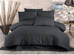 Mijolnir Antracitszürke egyszemélyes pamut-szatén ágyneműhuzat 140x200 cm Lilyum - Mijolnir