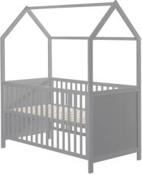 Roba Szürke babaágy 70x140 cm - Roba