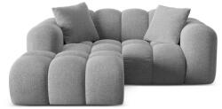 Cosmopolitan Design Világosszürke zsenília sarokkanapé (bal oldali-heverő résszel) Treno - Cosmopolitan Design