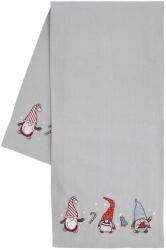 Catherine Lansfield Karácsonyi mintás pamut asztali futó 33x220 cm Gnomes - Catherine Lansfield
