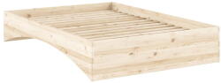 Karup Design Natúr színű borovi fenyő franciaágy ágytámla nélkül 140x200 cm Orbit - Karup Design