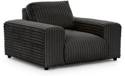 Ropez Sötétszürke kordbársony fotel Justin - Ropez