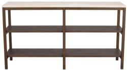 Rowico Barna-bézs konzolasztal kő asztallappal 140x40 cm Orwel - Rowico - bonami - 286 440 Ft