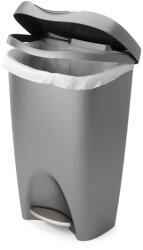 Umbra Szürke műanyag pedálos szemetes 50 l Brim - Umbra