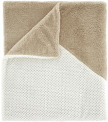 Catherine Lansfield Barna-bézs mikroplüss takaró 130x170 cm Cosy Larsson Geo - Catherine Lansfield