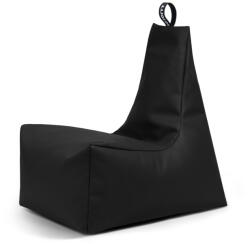 So Soft? Fekete bőrutánzat gyerek babzsákfotel Icy M - So Soft?