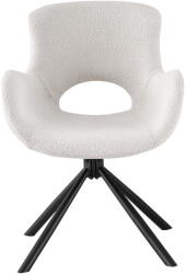 House Nordic Fehér kárpitozott karfás étkezőfotel szett 2 db-os Amorim - House Nordic