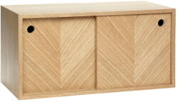 Hübsch Herringbone tölgyfa fali polc - Hübsch