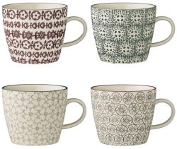 Bloomingville Karine Mugs 4 db-os agyagkerámia bögre szett - Bloomingville