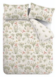 Catherine Lansfield Bézs kétszemélyes hosszabbított ágyneműhuzat 230x220 cm Paradiso Palm - Catherine Lansfield