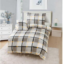 My House Barna-krémszínű egyszemélyes háromrészes mikroszatén ágyneműhuzat 140x200 cm Henry - My House