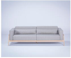 GAZZDA Fawn Plus szürke kanapé tölgyfából, 240 cm - Gazzda