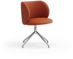 Teulat Narancssárga kárpitozott étkezőfotel Mogi - Teulat