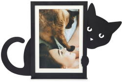 Balvi Fekete fém álló képkeret 31x19, 5 cm Hidden Cat - Balvi
