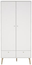 Tvilum Fehér ruhásszekrény 99x200 cm Bodo - Tvilum