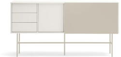 Teulat Bézs-krémszínű alacsony komód tolóajtóval 180x91 cm Nube - Teulat