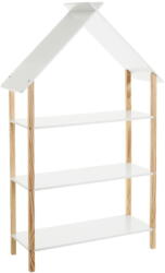 Casa Selección Fehér gyerek könyvespolc 79x131 cm - Casa Selección