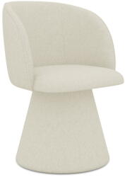 makamii Krémszínű kárpitozott étkezőfotel Maia - Makamii