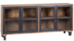 Ixia Natúr színű mangófa tálalószekrény 160x71 cm - Ixia - bonami - 419 892 Ft