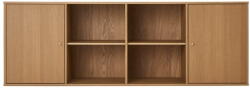 Hammel Furniture Natúr színű alacsony függő komód tölgyfa dekorral 176x61 cm Mistral - Hammel Furniture