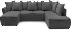 Bobochic Paris Sötétszürke kinyitható sarokkanapé (jobb oldali) Leon - Bobochic Paris
