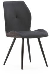 Marckeric Fekete kordbársony étkezőszék szett 2 db-os Adaya - Marckeric