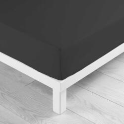 douceur d'intérieur Fekete gumis pamut lepedő 180x200 cm Lina - douceur d'intérieur