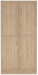 Tvilum Natúr színű ruhásszekrény tölgyfa dekorral 99x200x62 cm Billund - Tvilum