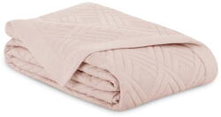 Restilo Világos rózsaszín mikroszálas steppelt ágytakaró 170x210 cm Ophelia - Restilo