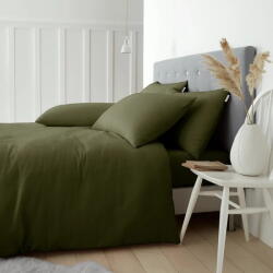 Catherine Lansfield Khaki kétszemélyes flanel ágyneműhuzat 200x200 cm Brushed - Catherine Lansfield