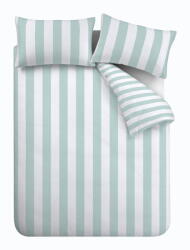 Catherine Lansfield Mentazöld kétszemélyes-hosszabbított ágyneműhuzat 230x220 cm Cove Stripe - Catherine Lansfield