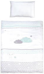 roba Fehér pamut gyerek ágyneműhuzat babaágyhoz 100x135 cm Happy Cloud - Roba