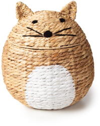 Compactor Natúr színű vízijácint játéktároló kosár ø 40x43 cm Cat - Compactor