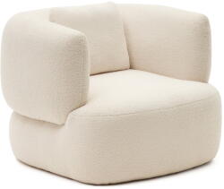 Kave Home Krémszínű buklé fotel Martina - Kave Home