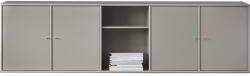 Hammel Furniture Szürke alacsony komód 220x61 cm Mistral - Hammel Furniture